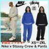 STUSSY | Unisex Street Style Collaboration Oversized Co-ord Sweats