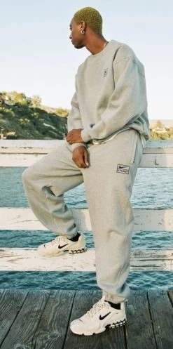 STUSSY | Unisex Street Style Collaboration Oversized Co-ord Sweats -Stussy Apparel org 2007