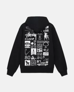 STUSSY | Unisex Street Style Oversized Logo Skater Style Hoodies -Stussy Apparel org 2078