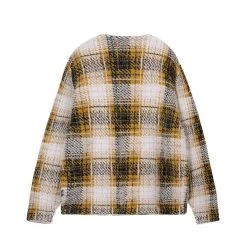 STUSSY | Button-down Glen Patterns Unisex Nylon Street Style Logo -Stussy Apparel org 2114