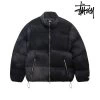 STUSSY | Unisex Street Style Plain Logo Skater Style Down Jackets