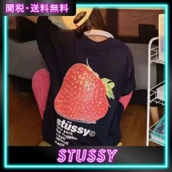 STUSSY | Crew Neck Unisex Street Style Short Sleeves Logo