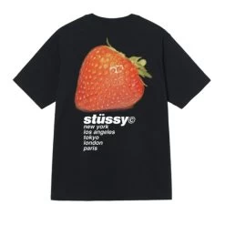 STUSSY | Crew Neck Unisex Street Style Short Sleeves Logo -Stussy Apparel org 2172