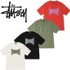 STUSSY | Crew Neck Unisex Street Style U-Neck Plain Cotton