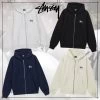 STUSSY | Unisex Street Style Long Sleeves Logo Skater Style Hoodies