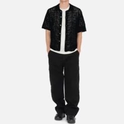 STUSSY | Unisex Street Style Plain Cotton Logo Cargo Pants -Stussy Apparel org 2310