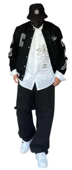 STUSSY | Unisex Street Style Logo Skater Style Shirts -Stussy Apparel org 2342