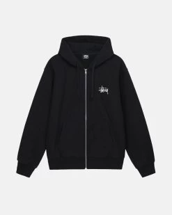 STUSSY | Long Sleeves Plain Cotton Logo Skater Style Hoodies -Stussy Apparel org 2365