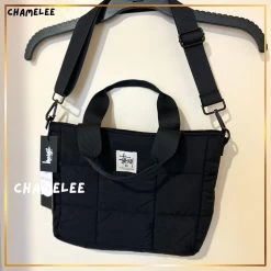 STUSSY | Unisex 2WAY Plain Logo Totes