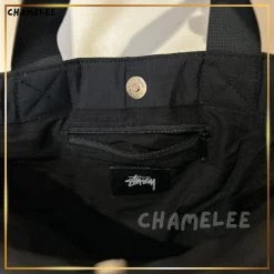 STUSSY | Unisex 2WAY Plain Logo Totes -Stussy Apparel org 2382