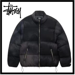 STUSSY | Unisex Street Style Logo Skater Style Down Jackets