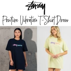 STUSSY | Crew Neck Short Casual Style Street Style U-Neck Plain