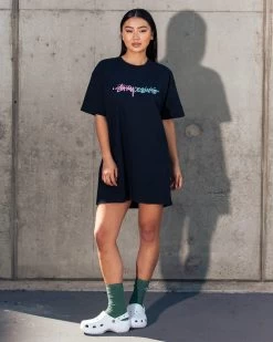 STUSSY | Crew Neck Short Casual Style Street Style U-Neck Plain -Stussy Apparel org 254