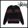 STUSSY | Unisex Street Style Logo Skater Style Cardigans