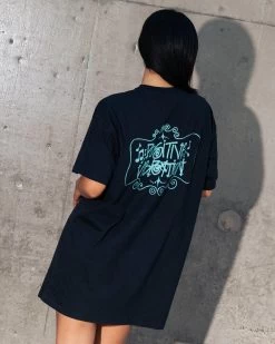 STUSSY | Crew Neck Short Casual Style Street Style U-Neck Plain -Stussy Apparel org 255