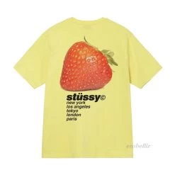 STUSSY | Logo Skater Style Crew Neck Unisex Cotton Short Sleeves -Stussy Apparel org 2567
