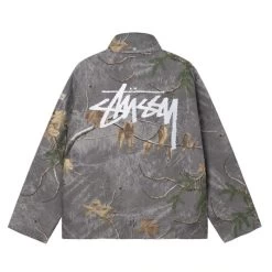 STUSSY | Unisex Street Style Cotton Logo Skater Style Windbreakers -Stussy Apparel org 2577