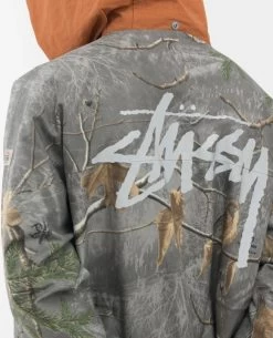 STUSSY | Unisex Street Style Cotton Logo Skater Style Windbreakers -Stussy Apparel org 2579