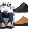 STUSSY | Unisex Street Style Plain Logo Boots