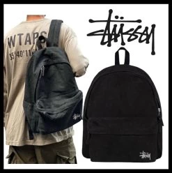 STUSSY | Unisex Street Style Logo Backpacks