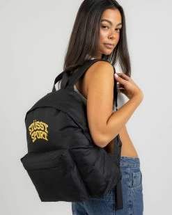 STUSSY | Unisex Street Style Logo Skater Style Backpacks -Stussy Apparel org 2645