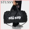 STUSSY | Unisex Street Style Logo Boston Bags