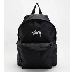 STUSSY | Unisex Nylon Plain Logo Skater Style Backpacks -Stussy Apparel org 2697