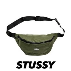 STUSSY | Unisex Street Style Plain Logo Skater Style Belt Bags