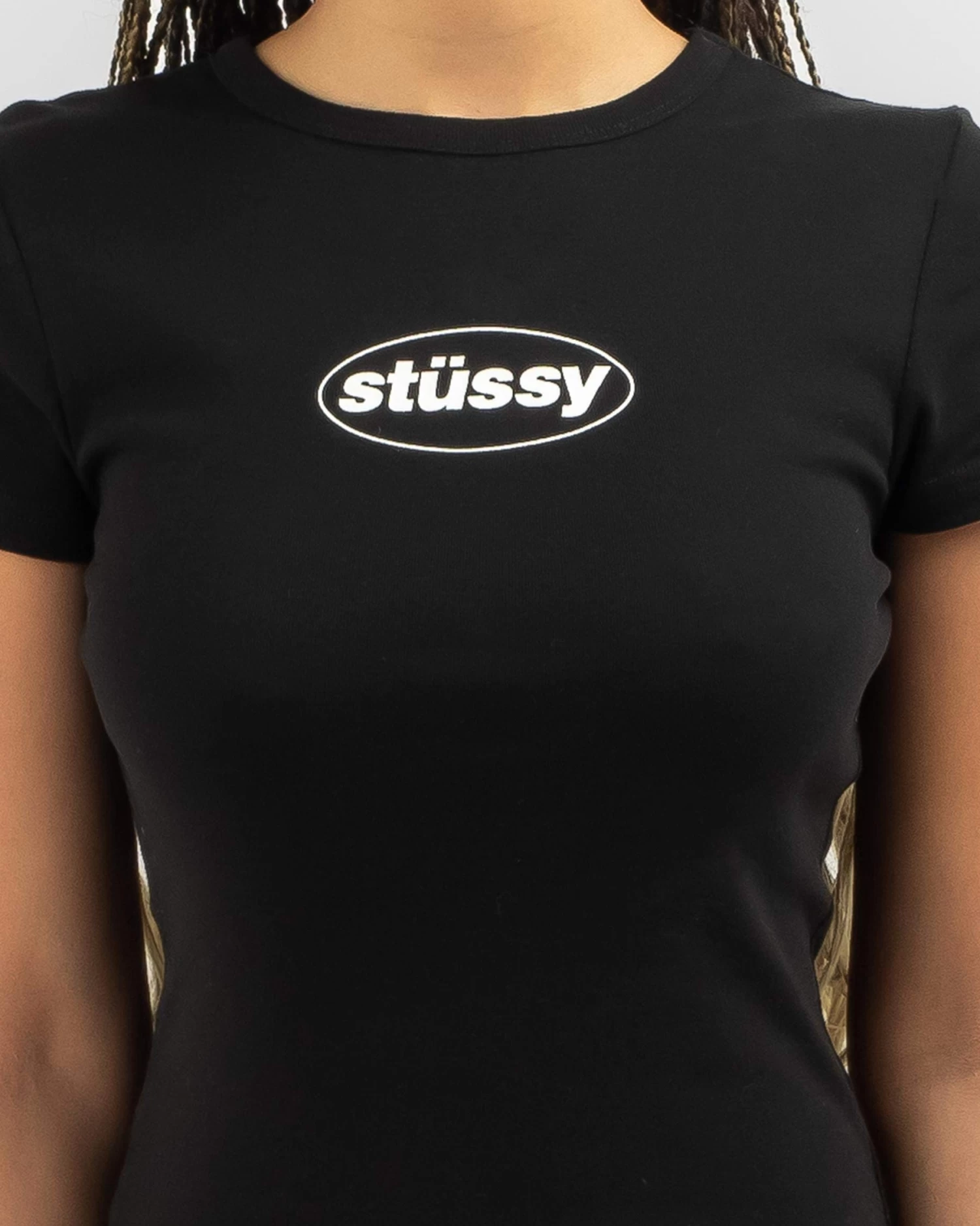 STUSSY | Crew Neck Casual Style Tight Plain Cotton Long Short Sleeves 4 STUSSY | Crew Neck Casual Style Tight Plain Cotton Long Short Sleeves - Image 4