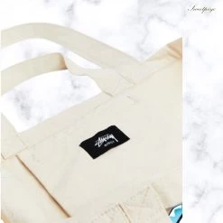 STUSSY | Flower Patterns Unisex Street Style Plain Logo Totes 26 STUSSY | Flower Patterns Unisex Street Style Plain Logo Totes -Stussy Apparel org 2777