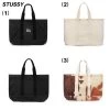 STUSSY | Street Style Plain Logo Totes
