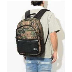 STUSSY | Camouflage Unisex Skater Style Backpacks -Stussy Apparel org 2795