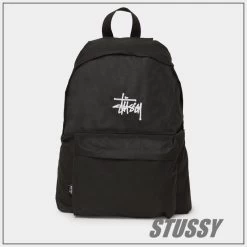 STUSSY | Unisex A4 Plain Logo Backpacks