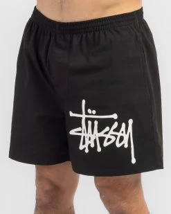 STUSSY | Street Style Plain Logo Skater Style Swimwear -Stussy Apparel org 2930