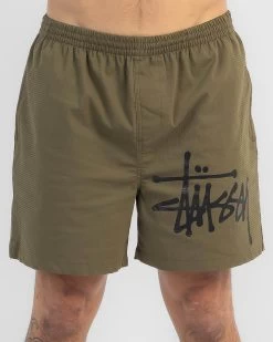 STUSSY | Street Style Plain Logo Skater Style Swimwear -Stussy Apparel org 2932
