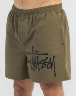 STUSSY | Street Style Plain Logo Skater Style Swimwear -Stussy Apparel org 2933