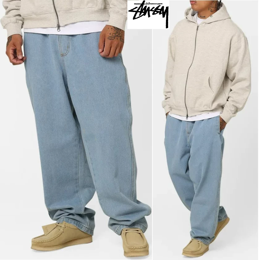 STUSSY | Denim Plain Cotton Jeans 1 STUSSY | Denim Plain Cotton Jeans