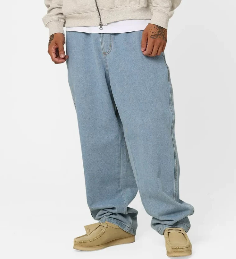 STUSSY | Denim Plain Cotton Jeans 2 STUSSY | Denim Plain Cotton Jeans - Image 2