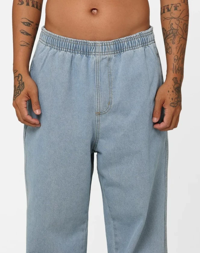 STUSSY | Denim Plain Cotton Jeans 6 STUSSY | Denim Plain Cotton Jeans - Image 6