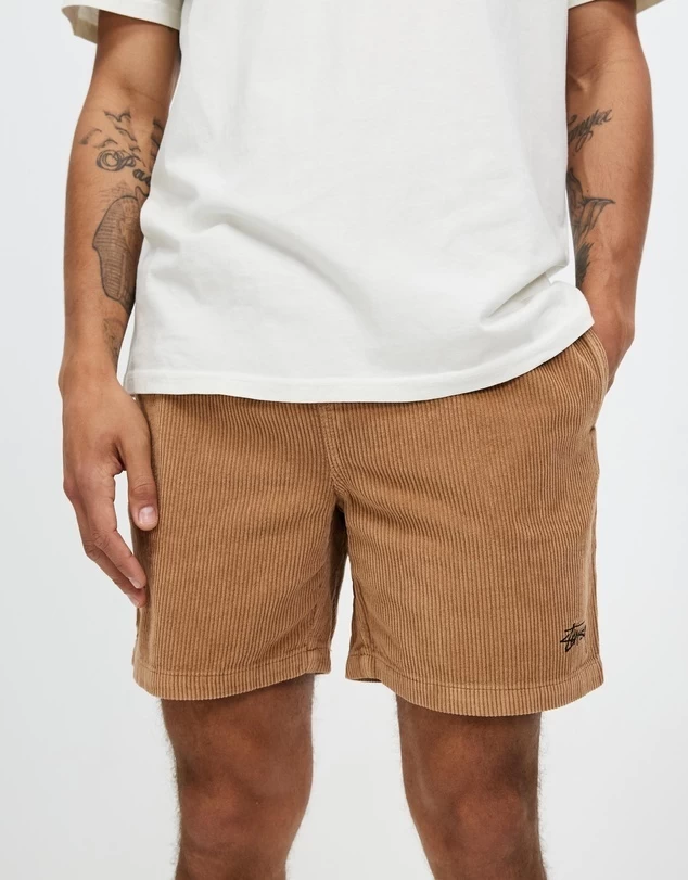 STUSSY | Corduroy Street Style Plain Cotton Logo Skater Style Shorts 8 STUSSY | Corduroy Street Style Plain Cotton Logo Skater Style Shorts - Image 8