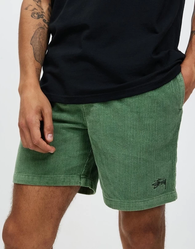 STUSSY | Corduroy Street Style Plain Cotton Logo Skater Style Shorts 10 STUSSY | Corduroy Street Style Plain Cotton Logo Skater Style Shorts - Image 10