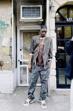 STUSSY | Unisex Street Style Collaboration Skater Style Jeans -Stussy Apparel org 3181