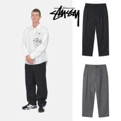 STUSSY | Unisex Street Style Skater Style Slacks Pants