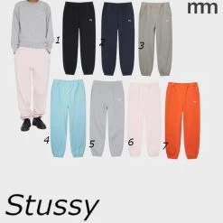 STUSSY | Unisex Cotton Logo Skater Style Pants