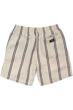 STUSSY | Stripes Unisex Linen Street Style Cotton Logo Skater Style -Stussy Apparel org 3275