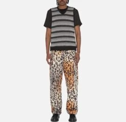 STUSSY | Printed Pants Leopard Patterns Unisex Street Style Cotton -Stussy Apparel org 3281