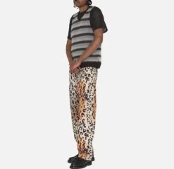 STUSSY | Printed Pants Leopard Patterns Unisex Street Style Cotton -Stussy Apparel org 3282