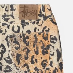 STUSSY | Printed Pants Leopard Patterns Unisex Street Style Cotton -Stussy Apparel org 3287