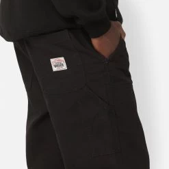 STUSSY | Unisex Street Style Plain Cotton Logo Skater Style Jeans -Stussy Apparel org 3304