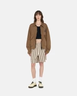 STUSSY | Unisex Street Style Cotton Logo Shorts -Stussy Apparel org 3345